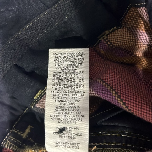 NWT The Great. Striped Cotton Knee-Length Pencil Trouser Skirt Sz 2 Medium - Picture 5 of 7